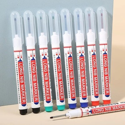 20 mm Lange Spitze Nase Reichweite Kopf Permanent Tinte Marker Stifte Feine Spitze Tiefloch