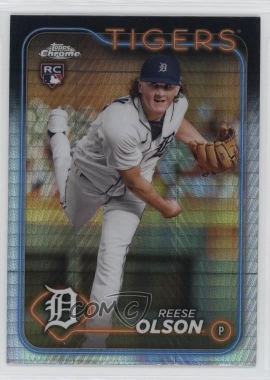 2024 Topps Chrome Prism Refractor Reese Olson #40 1mv6