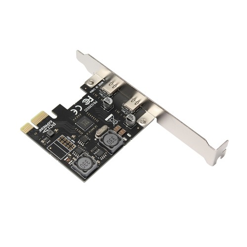 PCIE Usb3.1 Card 2 Ports USB3.1 PCIE Expansion Card Type-C x2 PCIE Adapter - Afbeelding 7 van 8