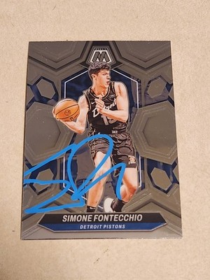 SIMONE FONTECCHIO SIGNED CARD IP AUTO MIAMI HEAT NICE AUTO LOOK!