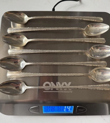 Candlelight by Towle Sterling Silver 7 Iced Tea Spoons vintage