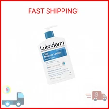 Lubriderm Fragrance Free Daily Moisture Lotion + Pro-Ceramide, Shea Butter & Gly