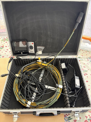 Messtechnik-Endoskop Set mit TFT LCD Monitor, Fernbedienung, Kabel, Koffer