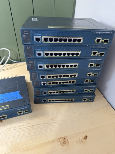 Cisco Catalyst 3560 8-Port PoE Ethernet Network Switch WS-C3560-8PC-S Tested Pwr
