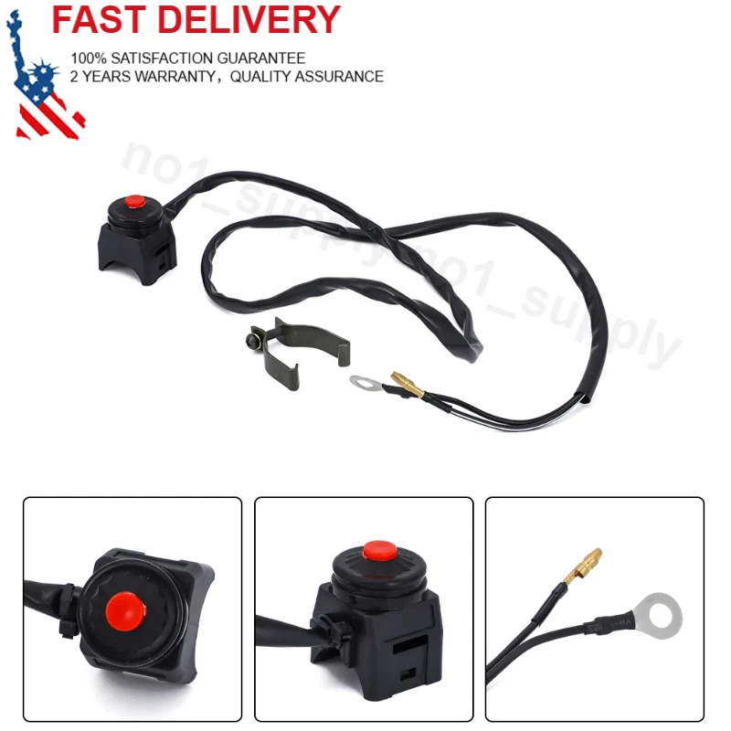 Kit de botón interruptor de apagado del motor 24807492 EE. UU. NUEVO para Kawasaki PARA Suzuki KX60/KX65 Foto 3 de 4