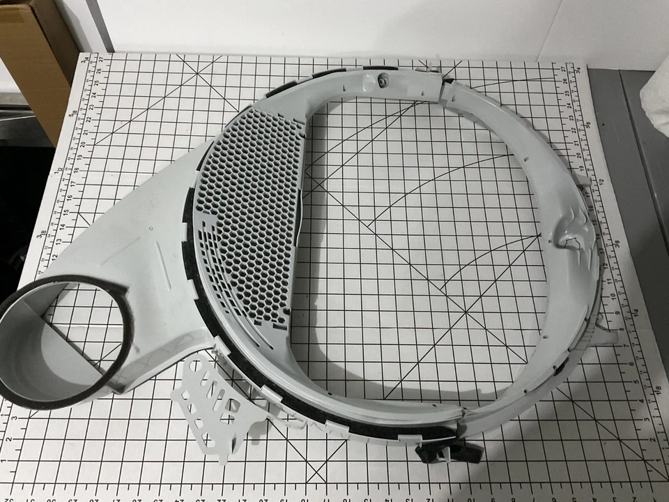 Carcasa de pantalla de pelusa para secadora GE WE03X25275 WE03X25314 WE01X24546 Foto 2 de 4