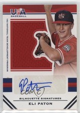 2017 Panini USA Baseball Stars & Stripes Jersey 12/49 Eli Paton #148 Auto 0i76