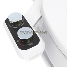 Dual Nozzle Toilet Bidet Sprayer, Self-Cleaning, Fresh Water Bidet Attachment F