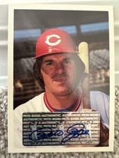 Pete Rose signed All Star Reds 1985 Baseball Card authentic holo Autograph Auto