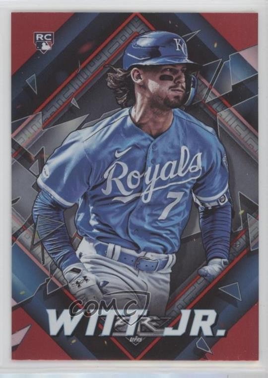 2022 Topps Fire Flame Bobby Witt Jr #198 Rookie RC