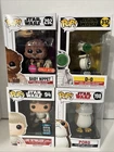 Funko Pop Star Wars Luke Skywalker Baby Nippet Flocked D-O & Porg Mixed Lot