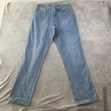 Women's French Dressing Jeans High Rise Peggy Size 14 NWOT Light Wash Straight