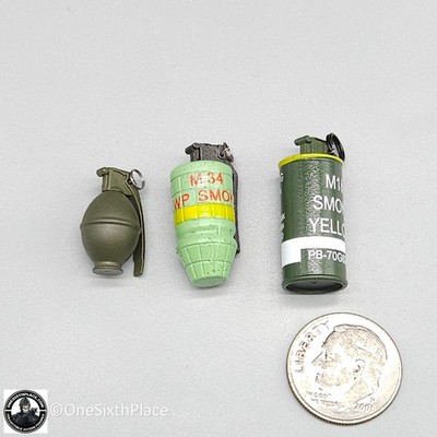 1:6 scale Ujindou US SEAL Team Rifleman in Vietnam Metal Grenades for 12'' Figure
