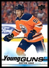 2019-20 Upper Deck Young Guns Gaetan Haas Edmonton Oilers #232