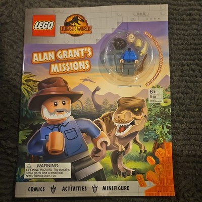 Lego Jurassic World Dominion (Alan Grant's Missions Lego Book With Mini-figure)