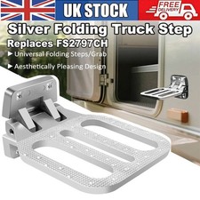 FS2797CH Large Folding Step 6.75 x8.56 Inch Platform for Truck Trailer RV Camper