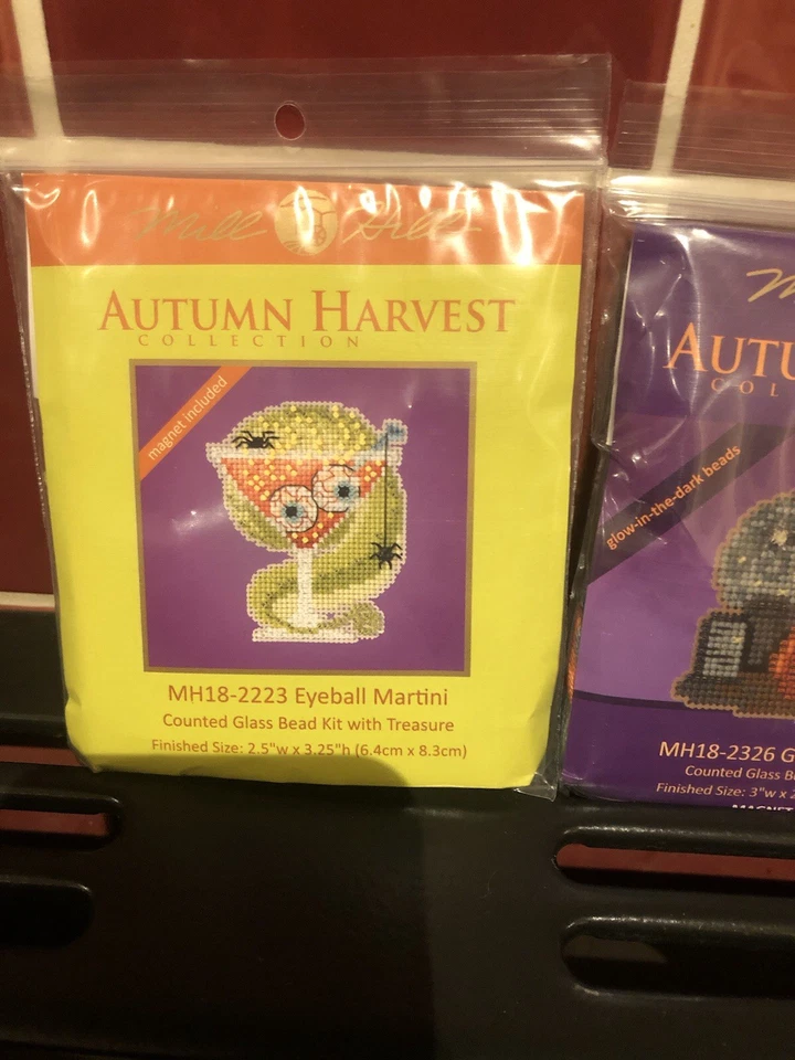 Mill Hill Cross Stitch Kits - Halloween Themed X 3 - Image 2 of 4