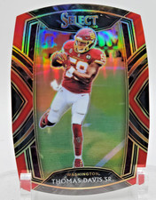 Thomas Davis Sr. 2020 Select Club Level Red Die Cut #221 Washington Commanders