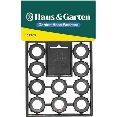 Haus & Garten Professional-Grade Garden Fit Standard 3/4'' Fittings, Black