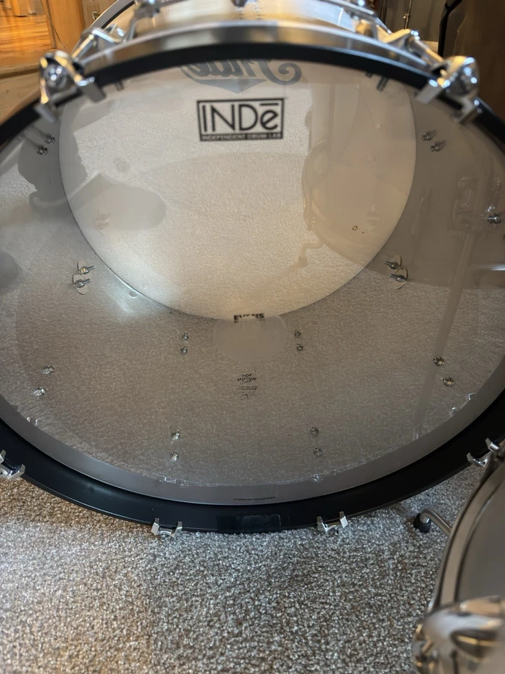 INDe Kalamazoo 2024 - Aluminum Drum Kit: 20/14/12 USA Made - Image 3 of 4
