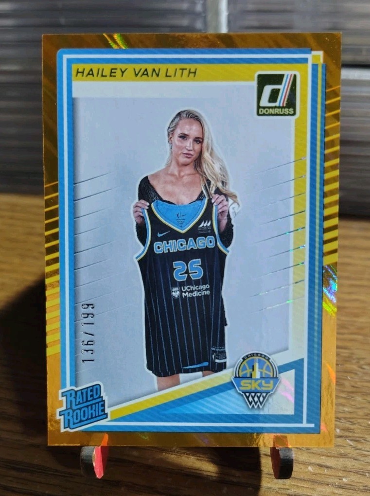 2025 Donruss WNBA Orange Lava #88 Hailey Van Lith  /199 RC