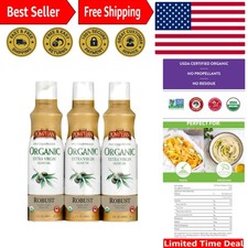 USDA Organic Extra Virgin Olive Oil Non-Stick Cooking Spray - 5oz Pack of 3