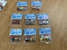 Lot of  Dress it Up Buttons Critters Elephants Fox Owls Skunk