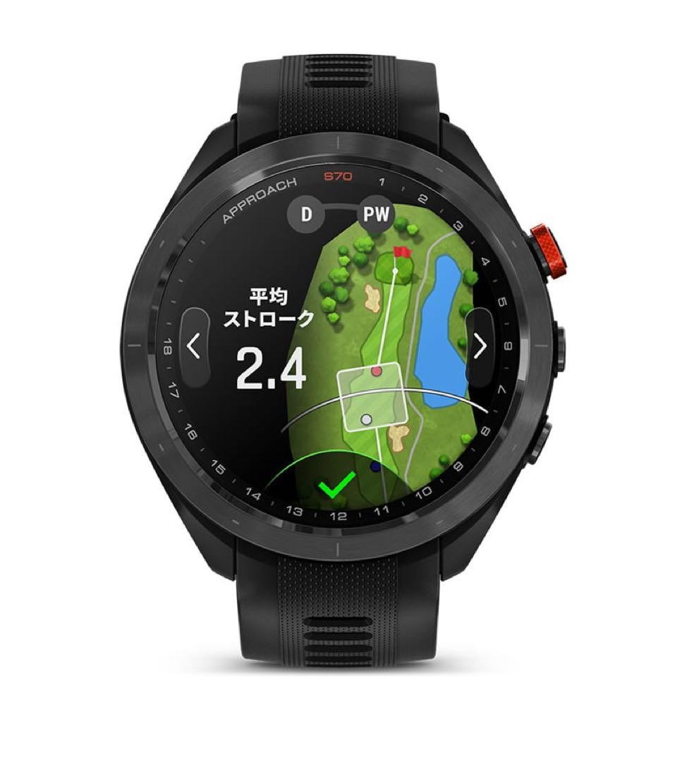 Garmin Approach S70 Golf GPS Watch 47mm Black Used