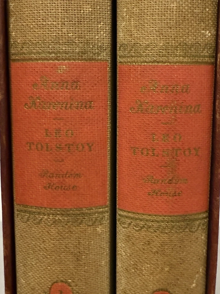 Tolstoy ANNA KARENINA 1939 Random House NICELY ILLUSTRATED Slipcase Set Foto 3 de 4