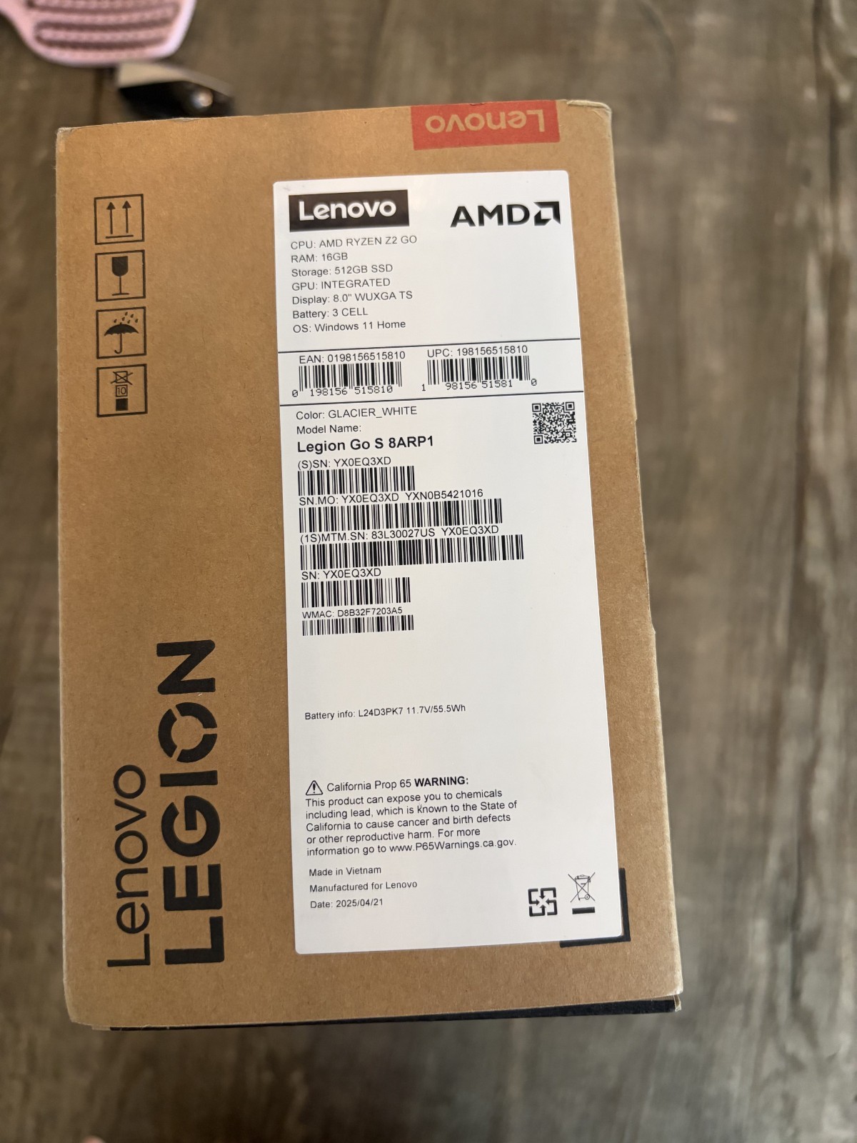 Lenovo Legion Go S -- Glacier White