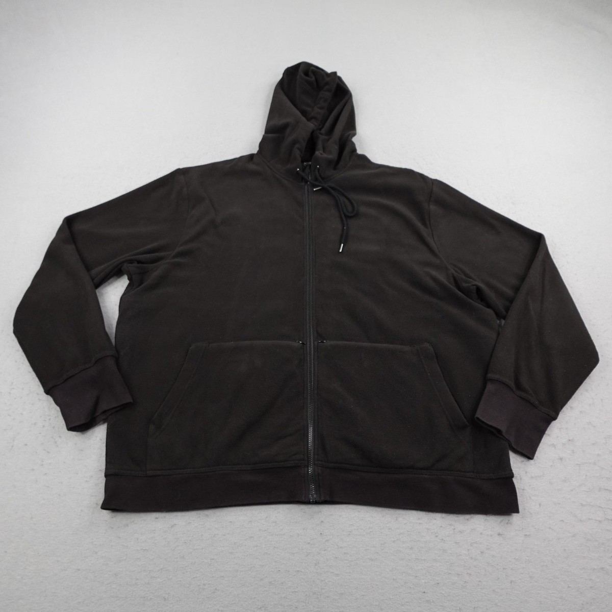 SCOTTeVEST Jacket Mens 2XL Black Fleece Full Zip Travel Tech