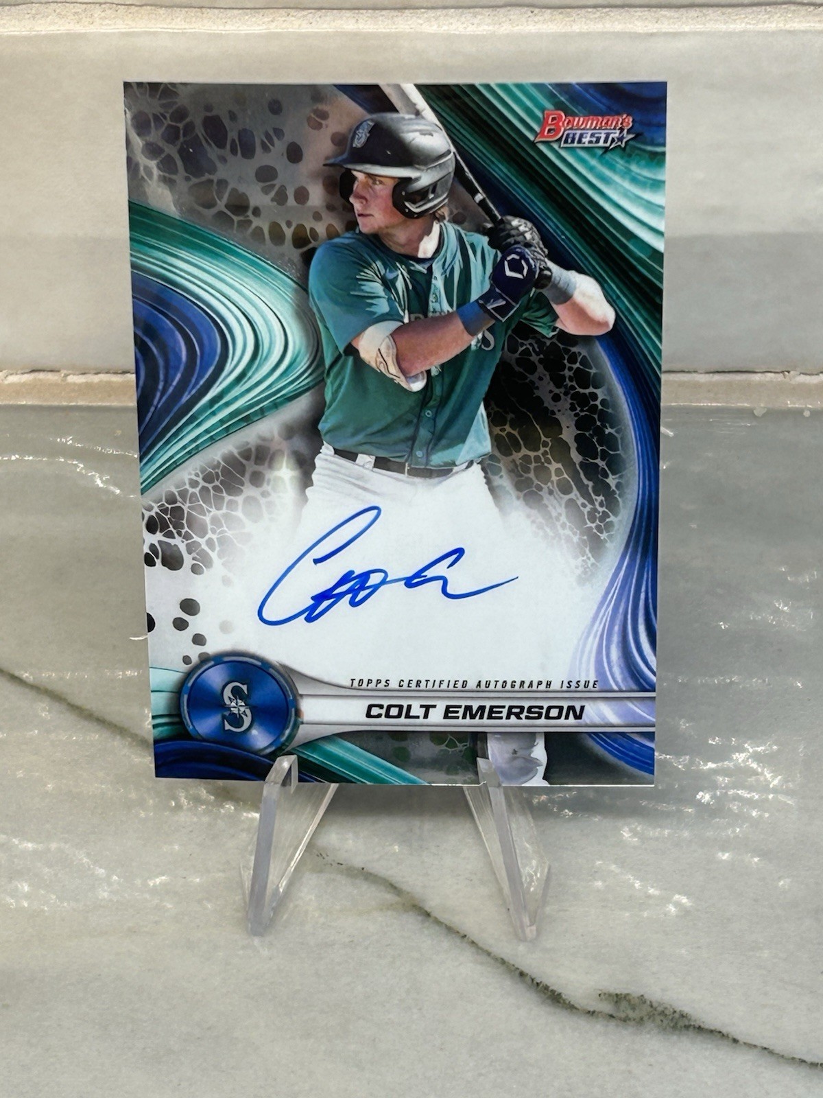 2024 Bowman's Best - Best of 2024 Autographs Colt Emerson #B24-CE (AU)