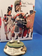 Chas C Stadden Studios #12 Pipe Major Scots Guards 1937 - Virtually Mint in Box