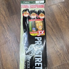 Outre X-Pression Pre-Stretched Synthetic Braid Hair Extension 52in Dark Brown 3X