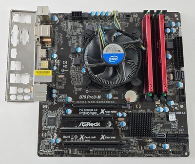 Intel Core i5 3450S + ASRock B75 Pro3-M + 8GB DDR3 + CPU Kühler #82