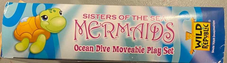 NIB WILD REPUBLIC SISTERS MERMAIDS & FRIENDS OCEAN DIVE MOVEABLE PLAYSET 9 PC - Image 4 of 4