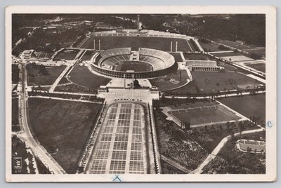 Berlin Reichssportfeld Olympiastadion Luftaufnahme 1936 Deutschland