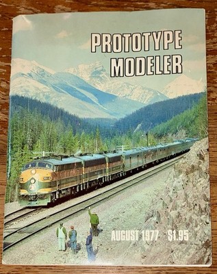 Prototype Modeler 1977 August Vol#1 GN Empire Builder SF Duval unit sulfur train