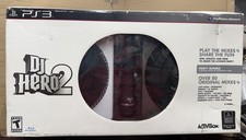 PlayStation 3 DJ Hero 2 Turn Table Pair Bundle NO GAME INCLUDED