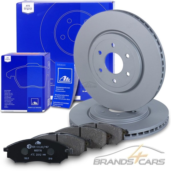ATE Bremsscheiben Ø320 +BremsbelÄGe Vorne FÜR Nissan Navara D40 Pathfinder 3 R51-image