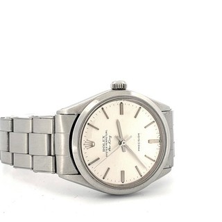 Rolex Oyster Perpetual Air King Precision 34 mm quadrante argento ref 5500