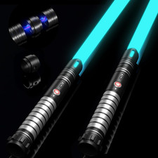 2-In-1 Detachable Lightsaber Toy - 20 Colors, 4 Modes  Sounds, Type-C Rechargea