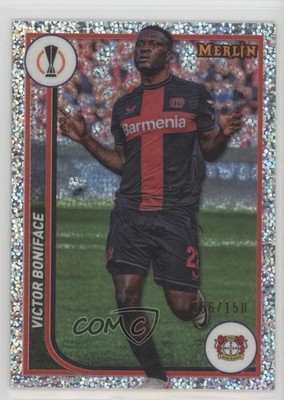 2023 Merlin UEFA Club Competitions Speckle Refractor /150 Victor Boniface 0ef9