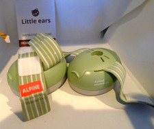 Alpine Muffy Baby Ear Protection for Babies  Toddlers Noise Reduction Sage Grn