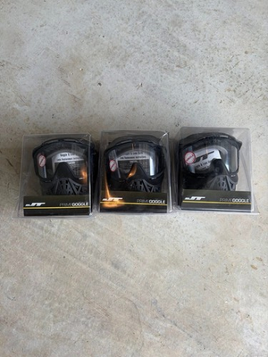 #ad JT Elite Prime Goggles Black Paintball Mask w Fog Resistant Clear Lens Airsoft $60.00