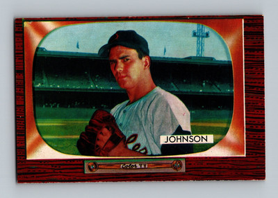 1955 Bowman #157 Ernie Johnson (ERR: Don Pic) EX-EXMT Vintage Baseball Card (E5)