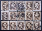 US Stamp Collection 1882 10c Jefferson Lot of 15 Scott # 209 Used