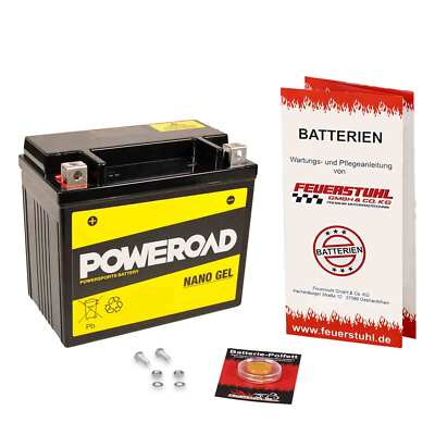 Gel-Batterie Kawasaki W 800 Cafe, 2019-2020, EJ800B, startklar, inkl 7,50  Pfand