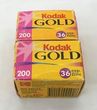 Kodak Gold 200 expired color 35mm film - 36 exposures - 2 rolls