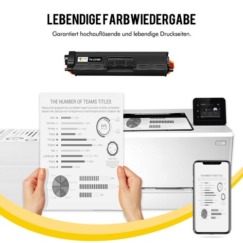 Toner Compatible avec Brother TN-321 MFC-9460CDN 9465CDN 9560CDW 9970CD L8600CDW - Photo 11/24